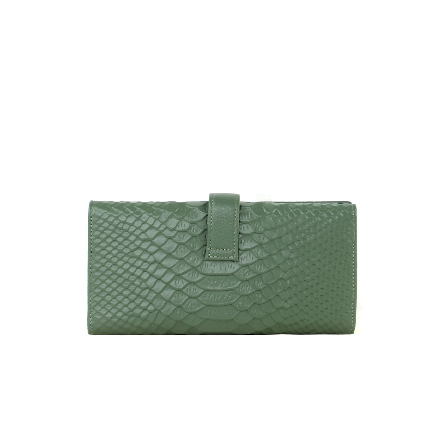 Croc-effect Long Wallet