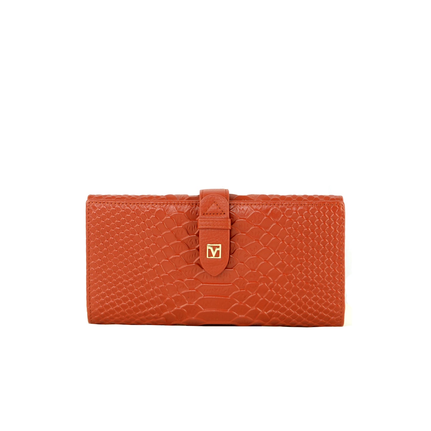 Croc-effect Long Wallet