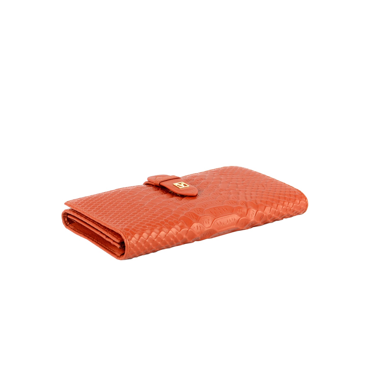 Croc-effect Long Wallet