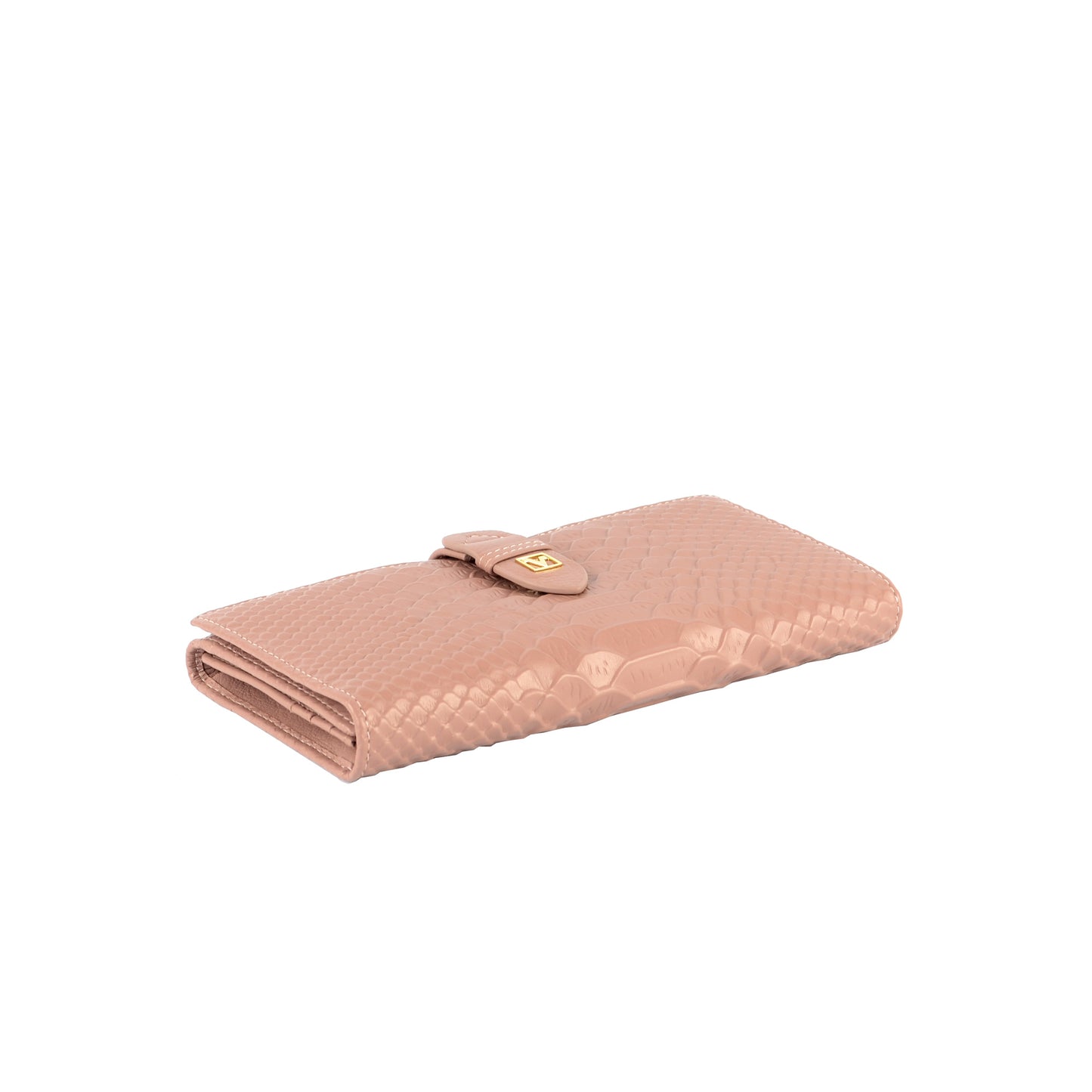 Croc-effect Long Wallet