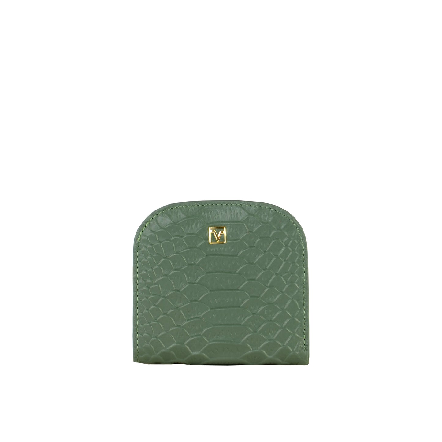 Croc-effect Card Wallet