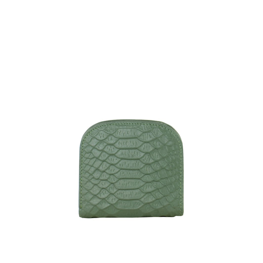 Croc-effect Card Wallet