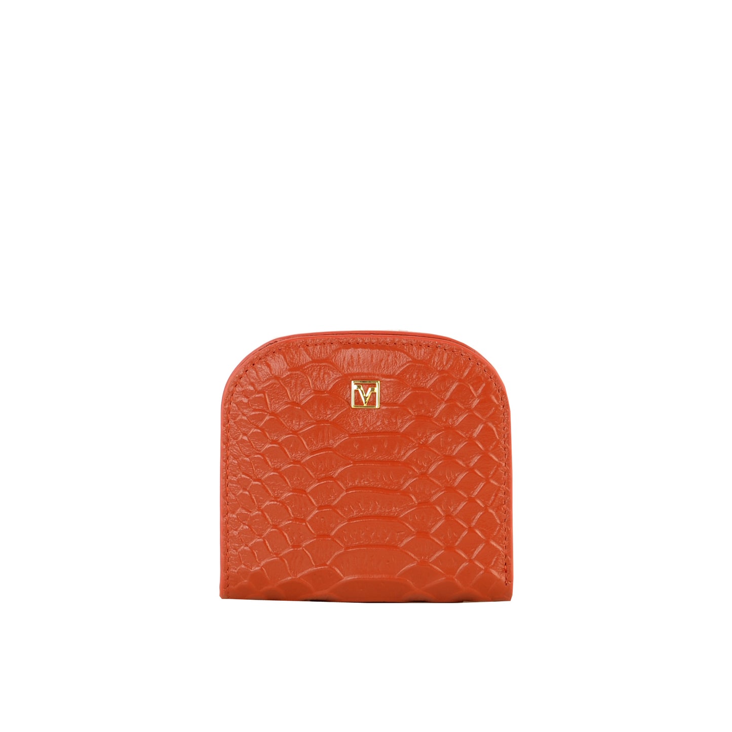 Croc-effect Card Wallet