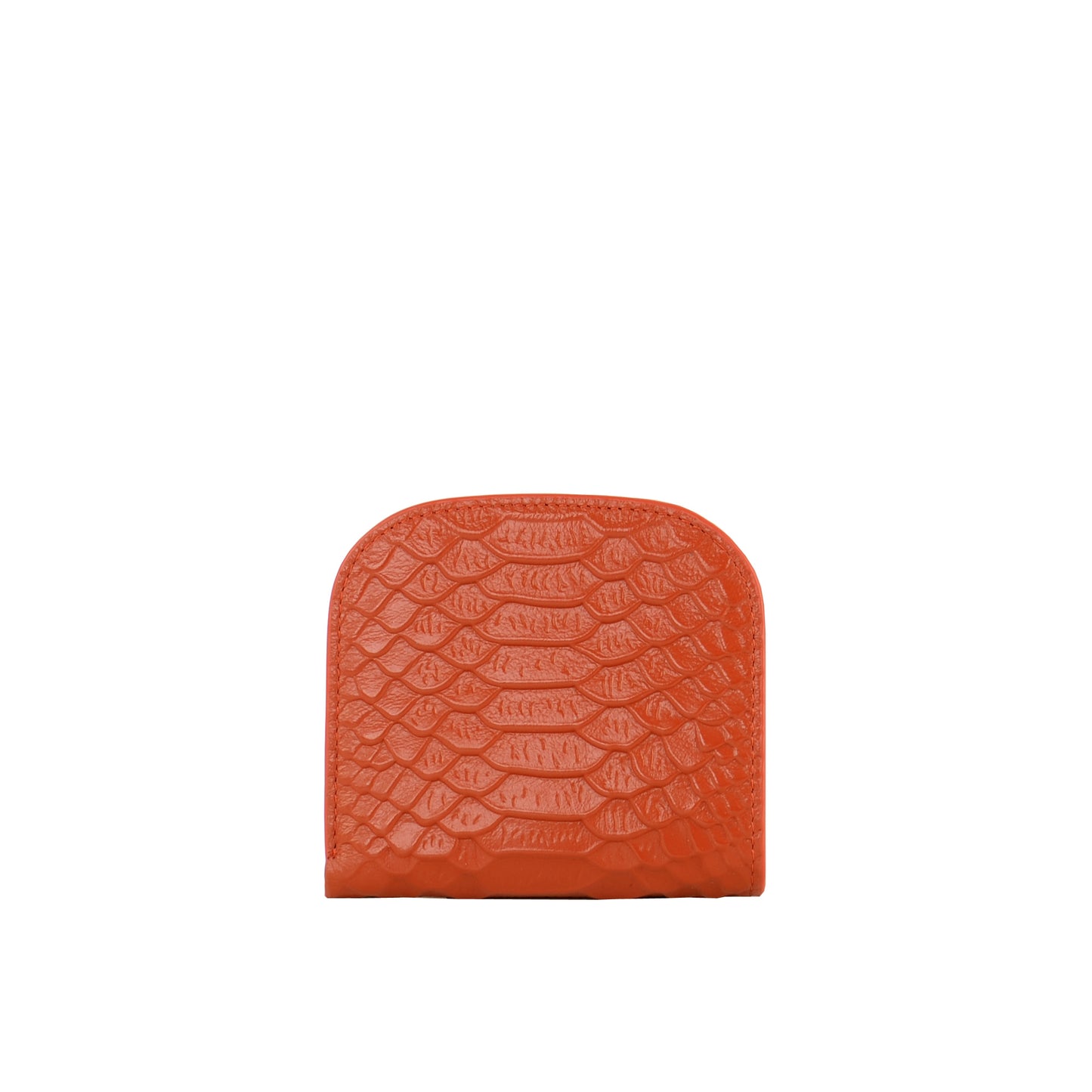 Croc-effect Card Wallet