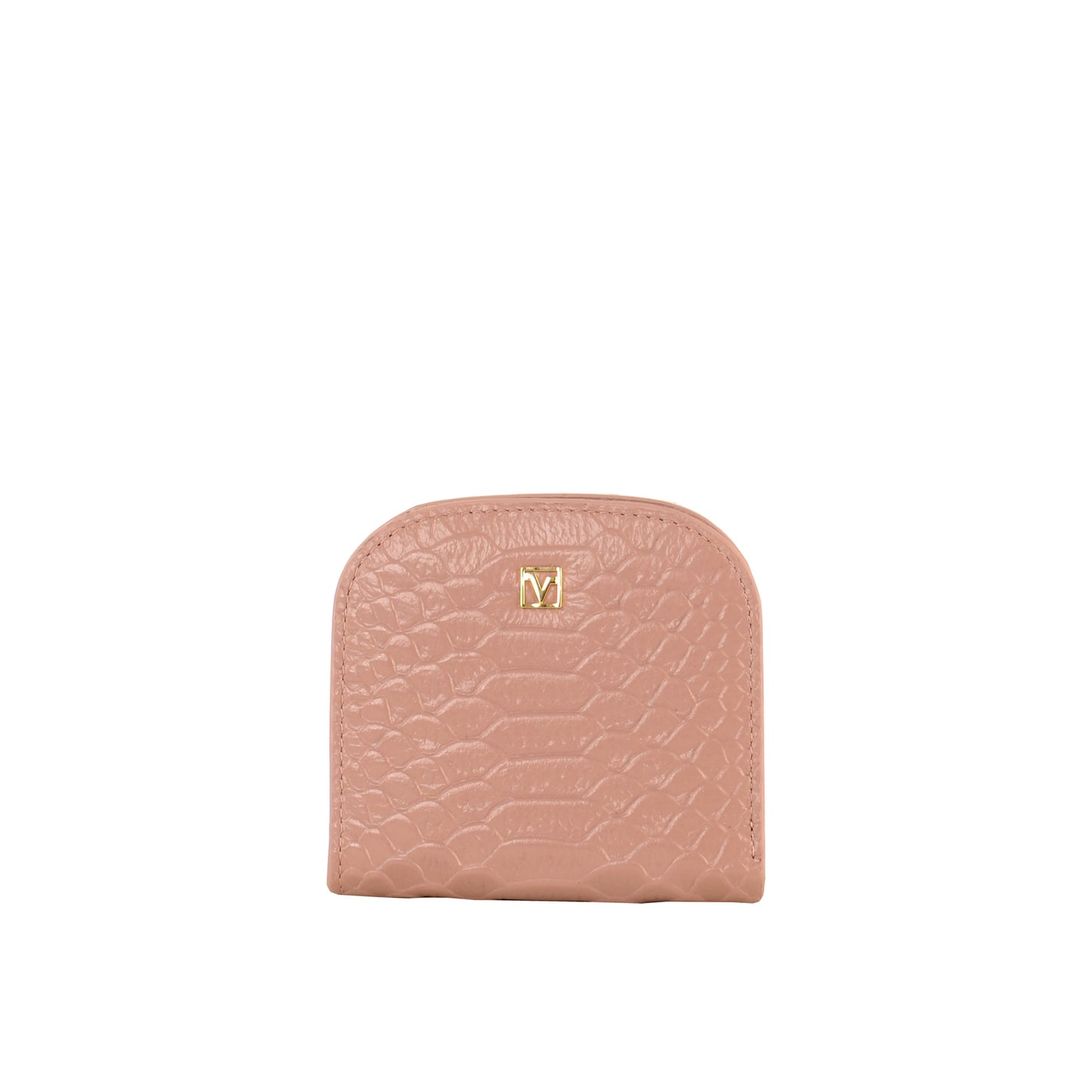 Croc-effect Card Wallet