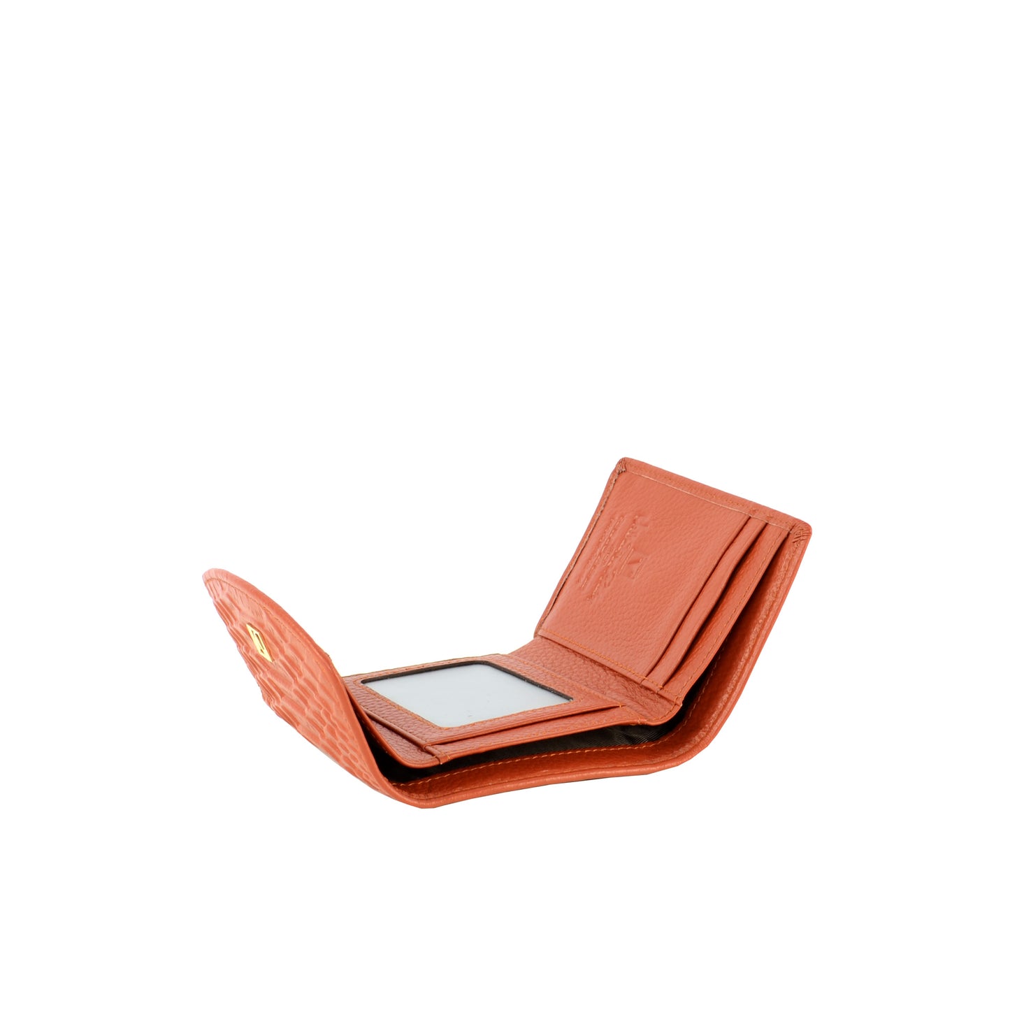 Croc-effect Short Wallet