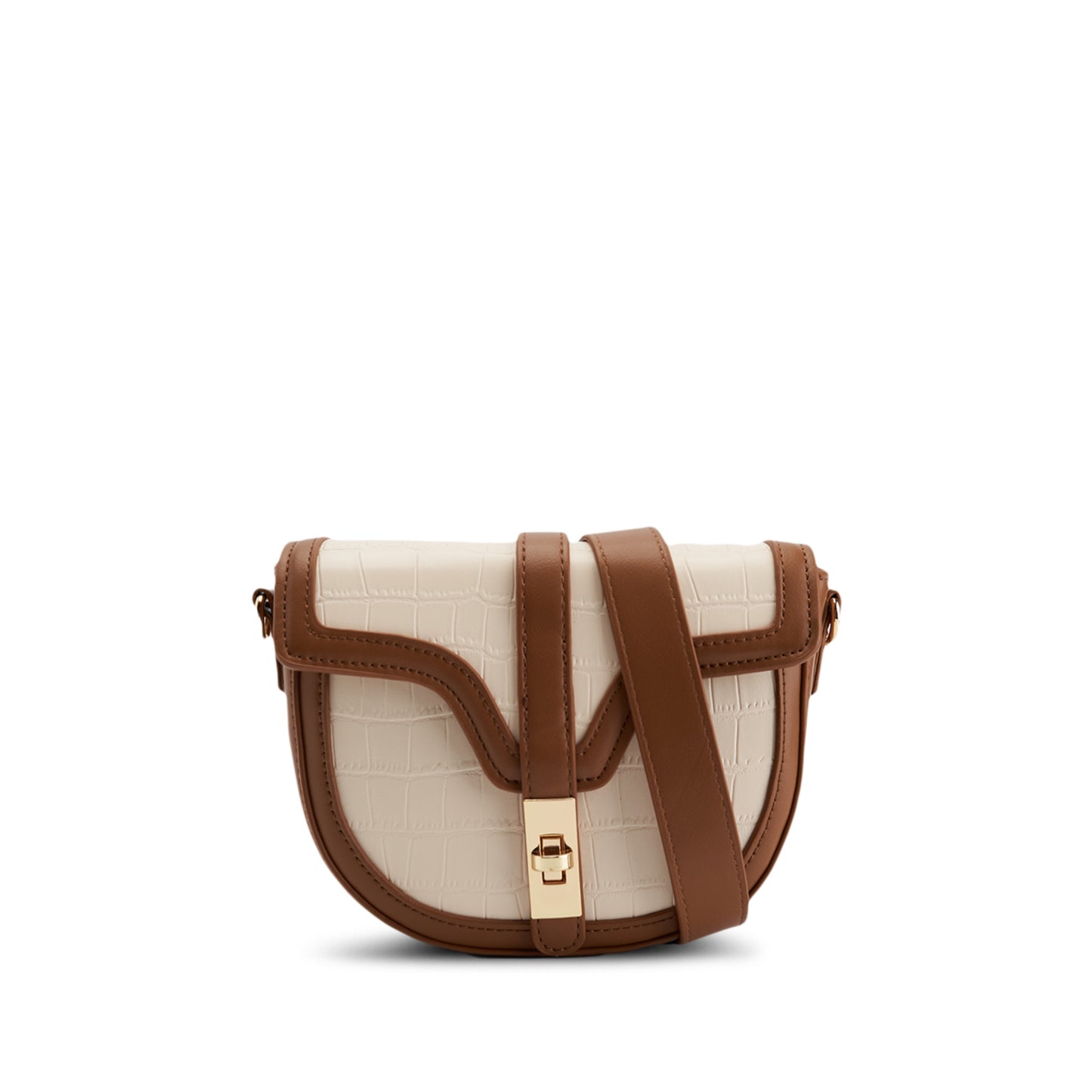 Beg Sling Wanita Emboss Croc Effect