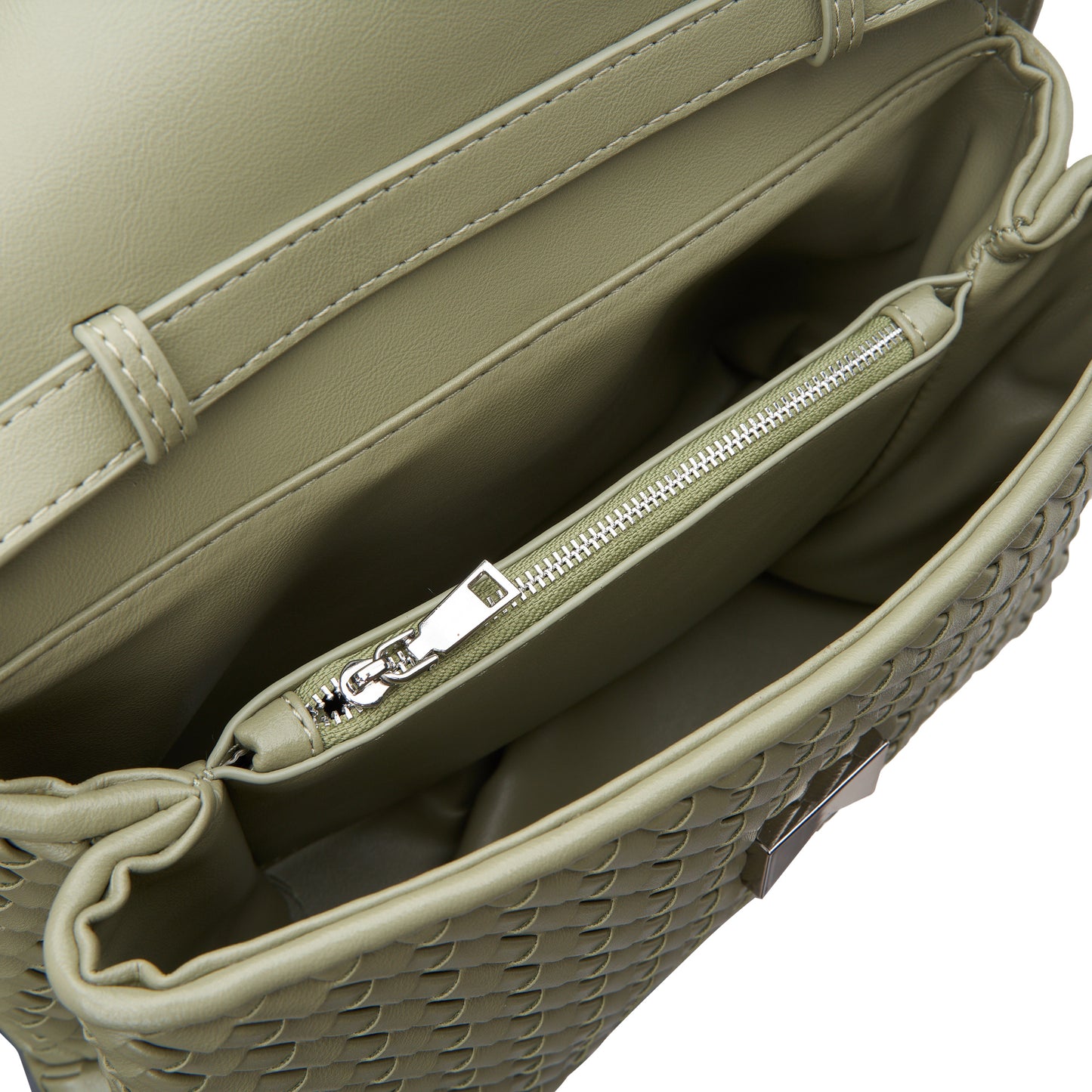 Woven Whispers Top Handle Sling Bag