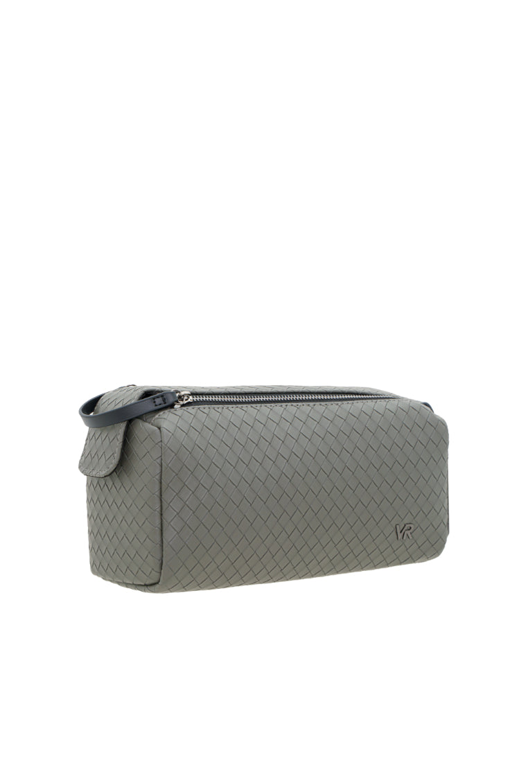 Men Weave Vinyl Clutch Bag