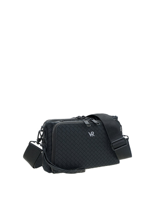 Men Weave Vinyl Clutch Bag