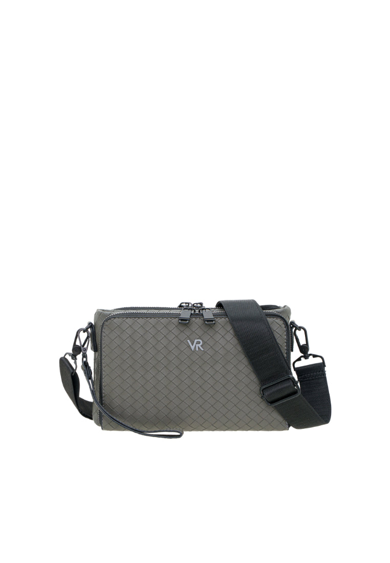 Men Weave Vinyl Clutch Bag