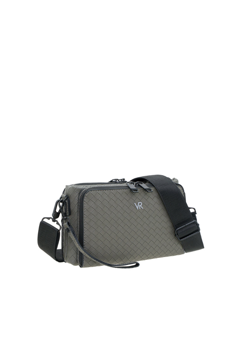 Men Weave Vinyl Clutch Bag