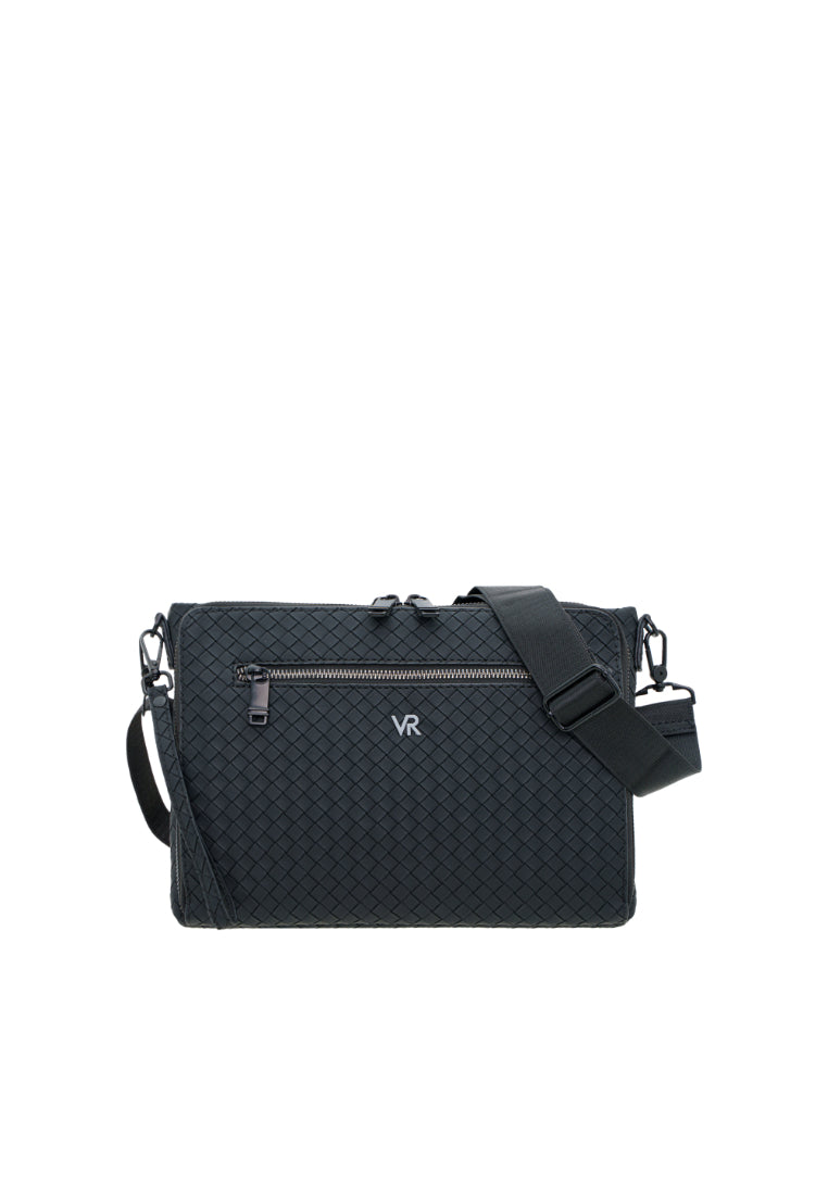 Men Weave Vinyl Clutch Bag