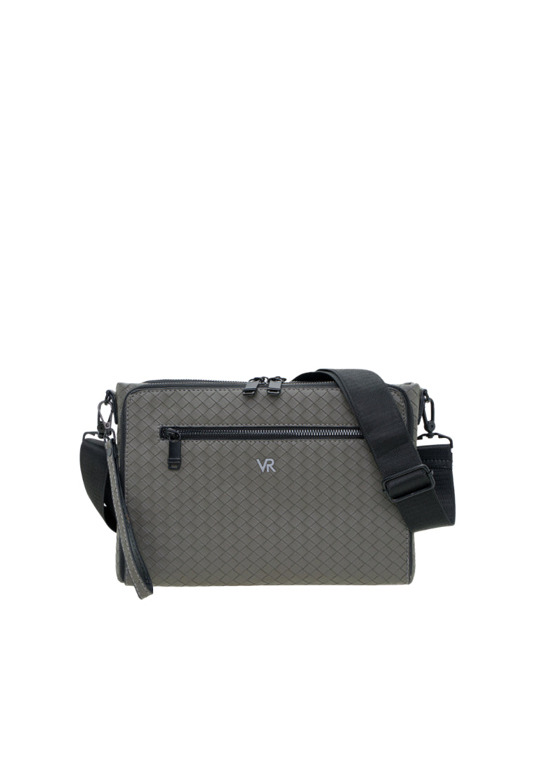Men Weave Vinyl Clutch Bag