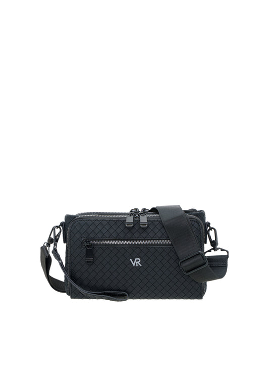 Men Weave Vinyl Clutch Bag