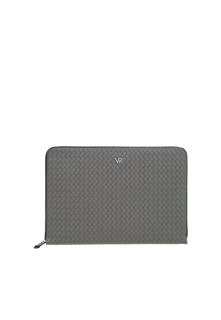 Men Weave Vinyl Clutch Bag