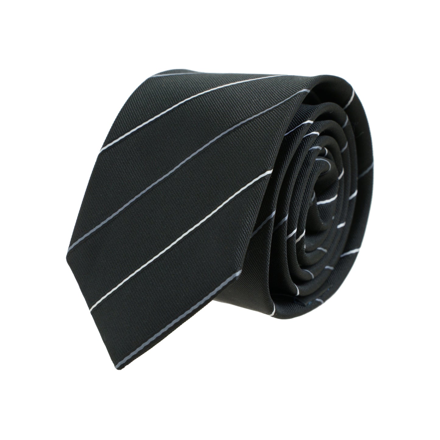 Men’s Black Striped Tie
