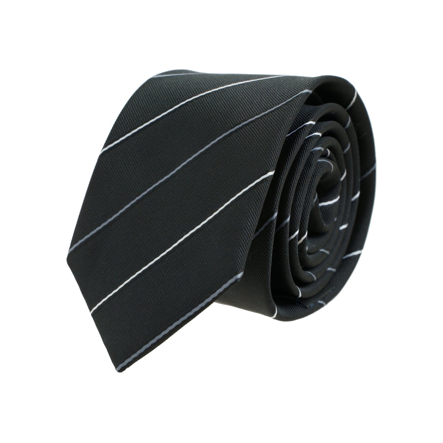 Men’s Black Striped Tie
