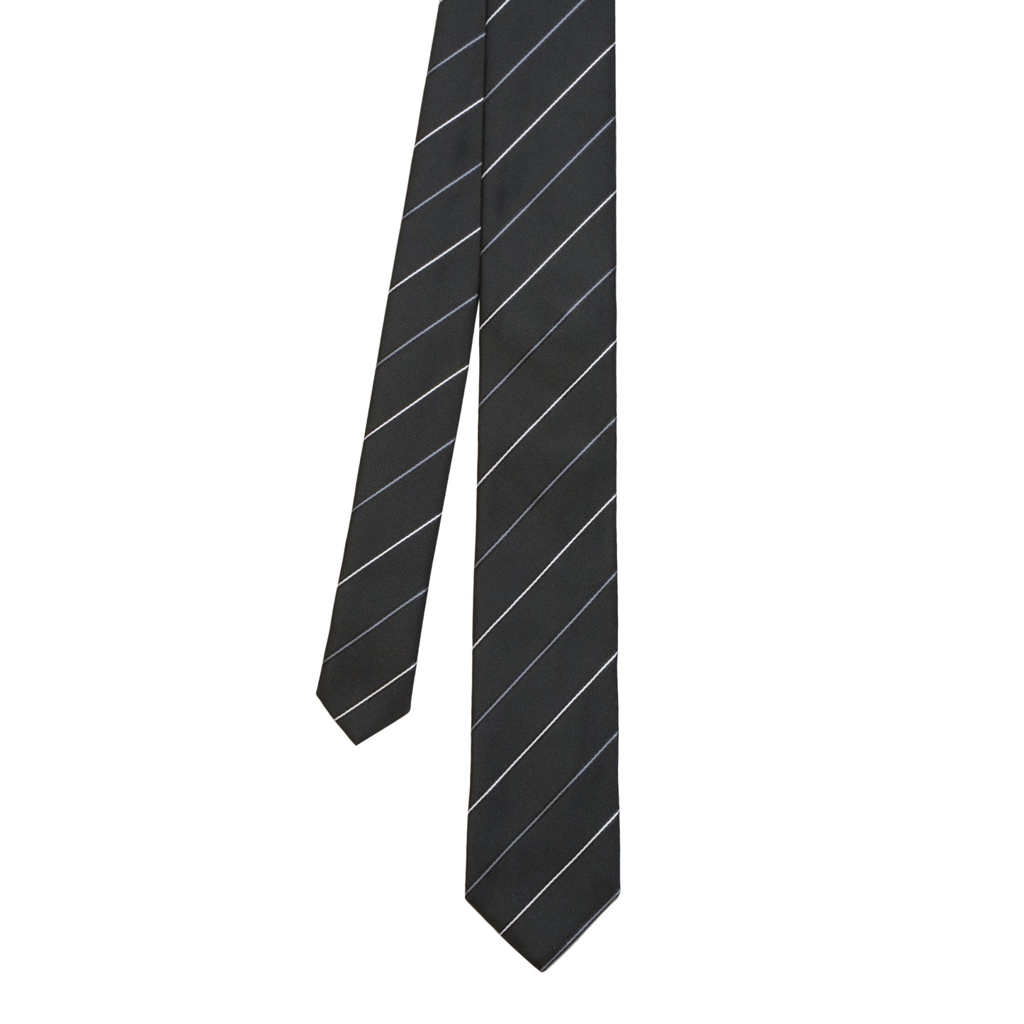 Men’s Black Striped Tie