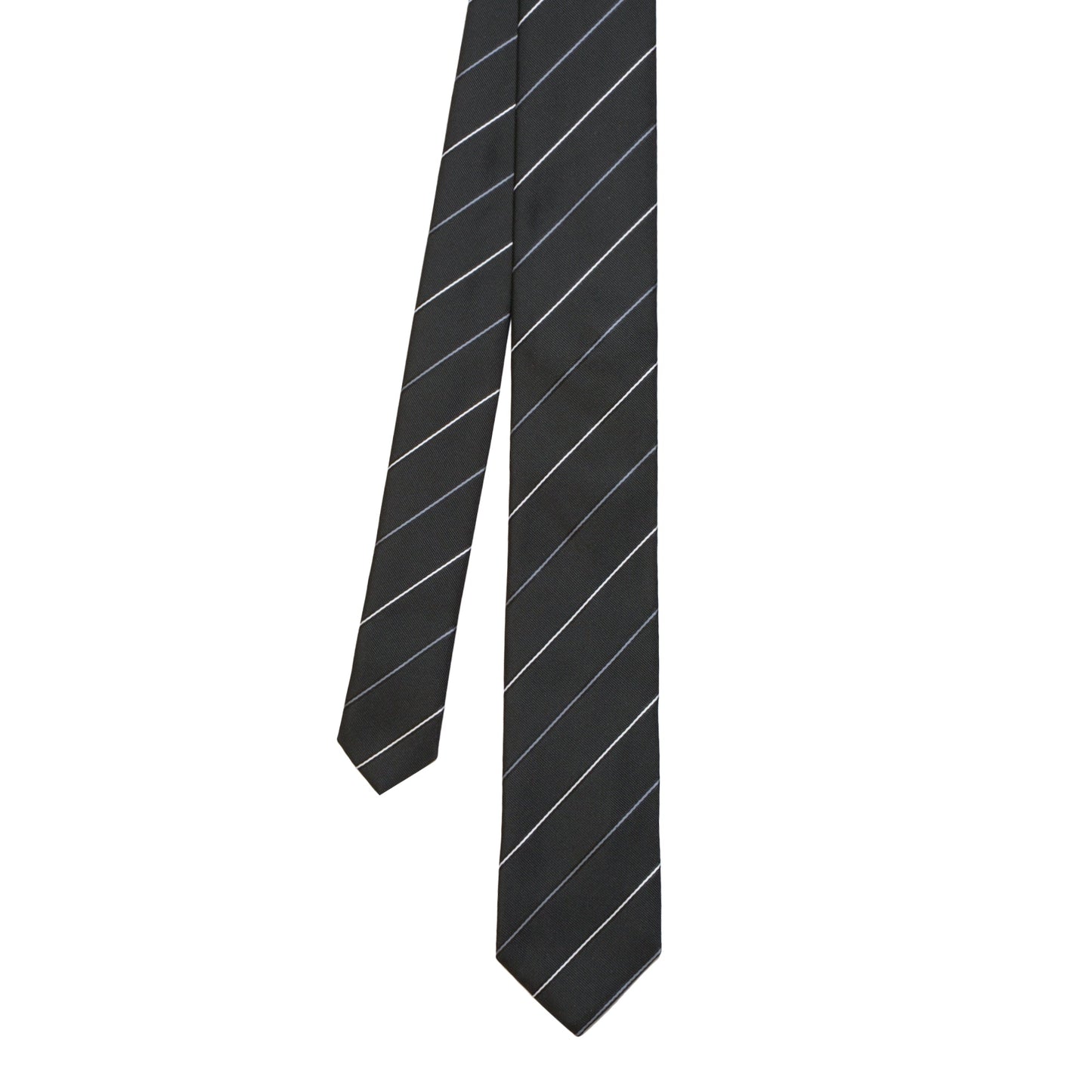 Men’s Black Striped Tie