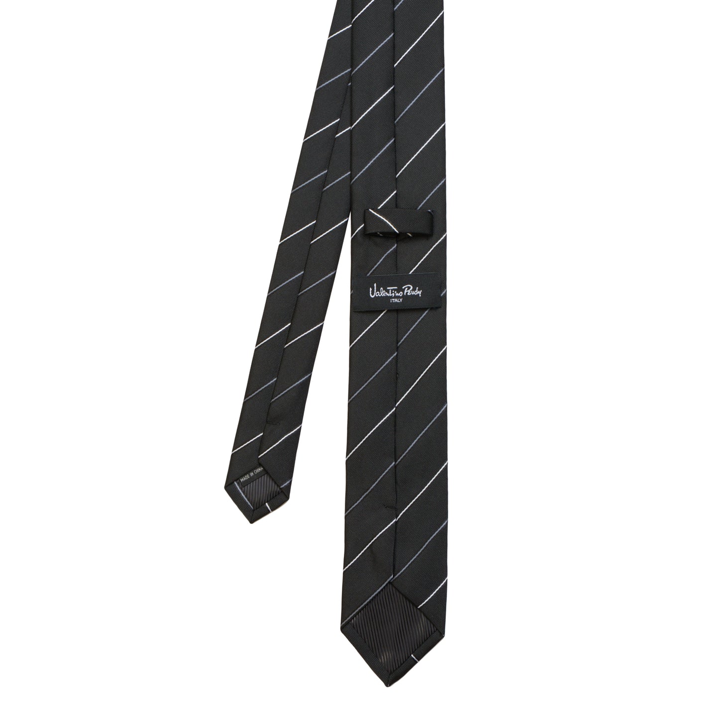 Men’s Black Striped Tie