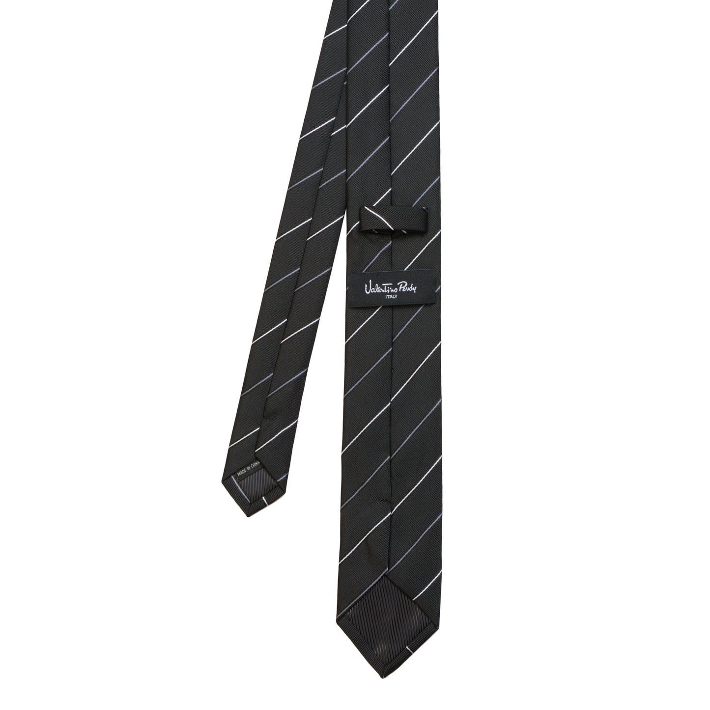 Men’s Black Striped Tie