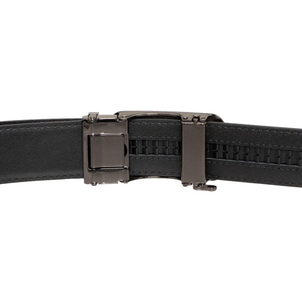 Men's Split Leather Auto Buckle Belt