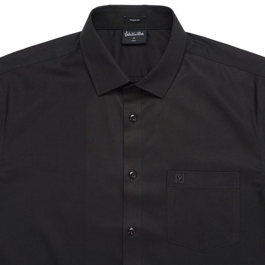 Men's Black Premium Long Sleeve Shirt