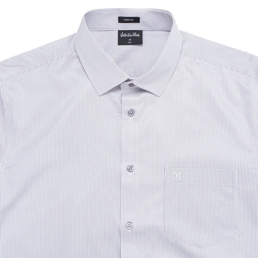 Men's Grey Premium Long Sleeve Shirt