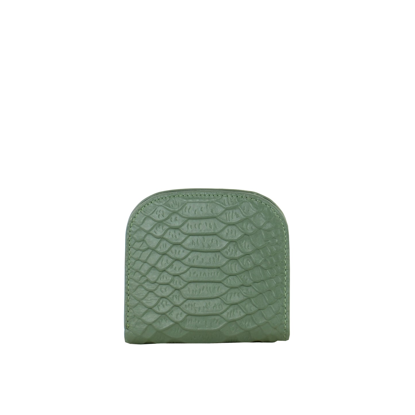 CROC-EFFECT 2 FOLD CARD WALLET | LADIES