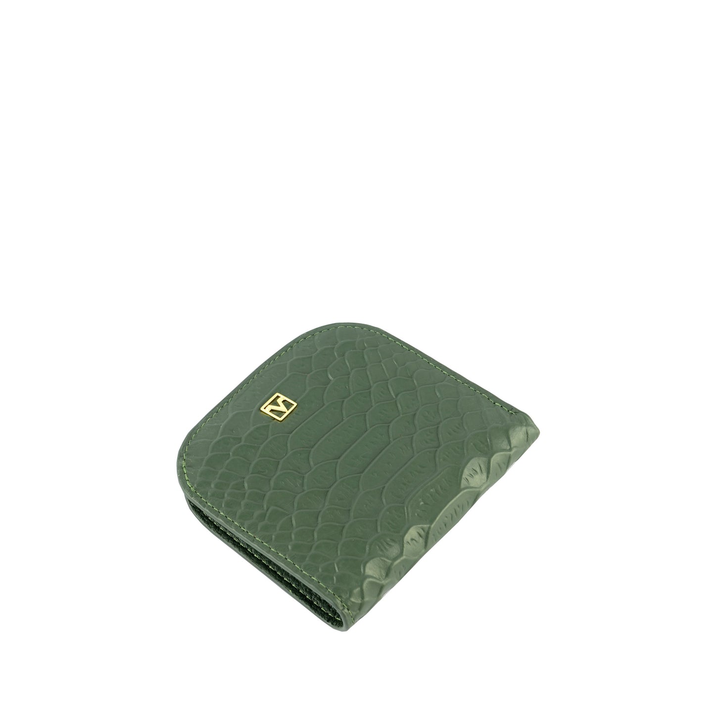 CROC-EFFECT 2 FOLD CARD WALLET | LADIES