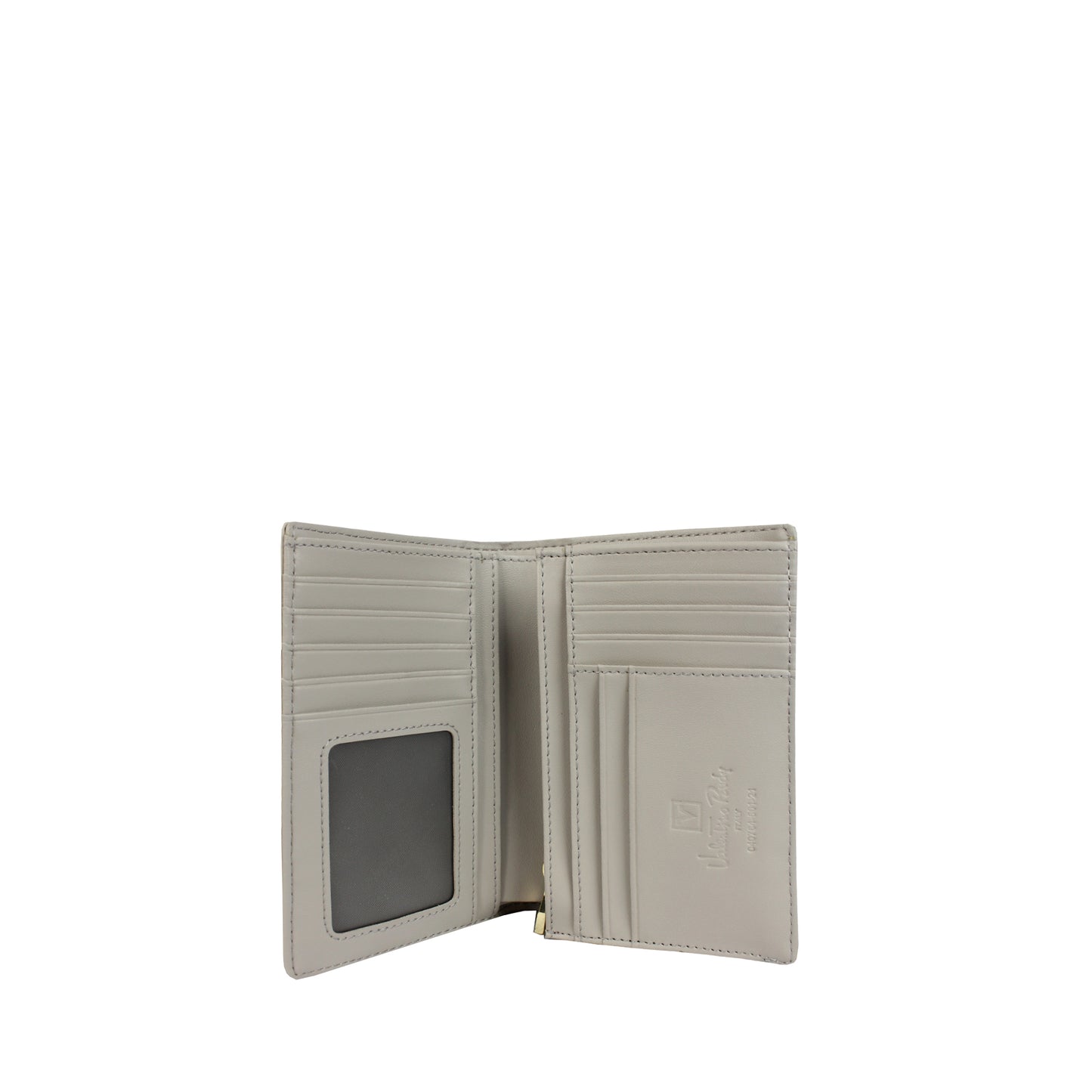 Monogram Ladies Bi-fold 3/4 Card Wallet