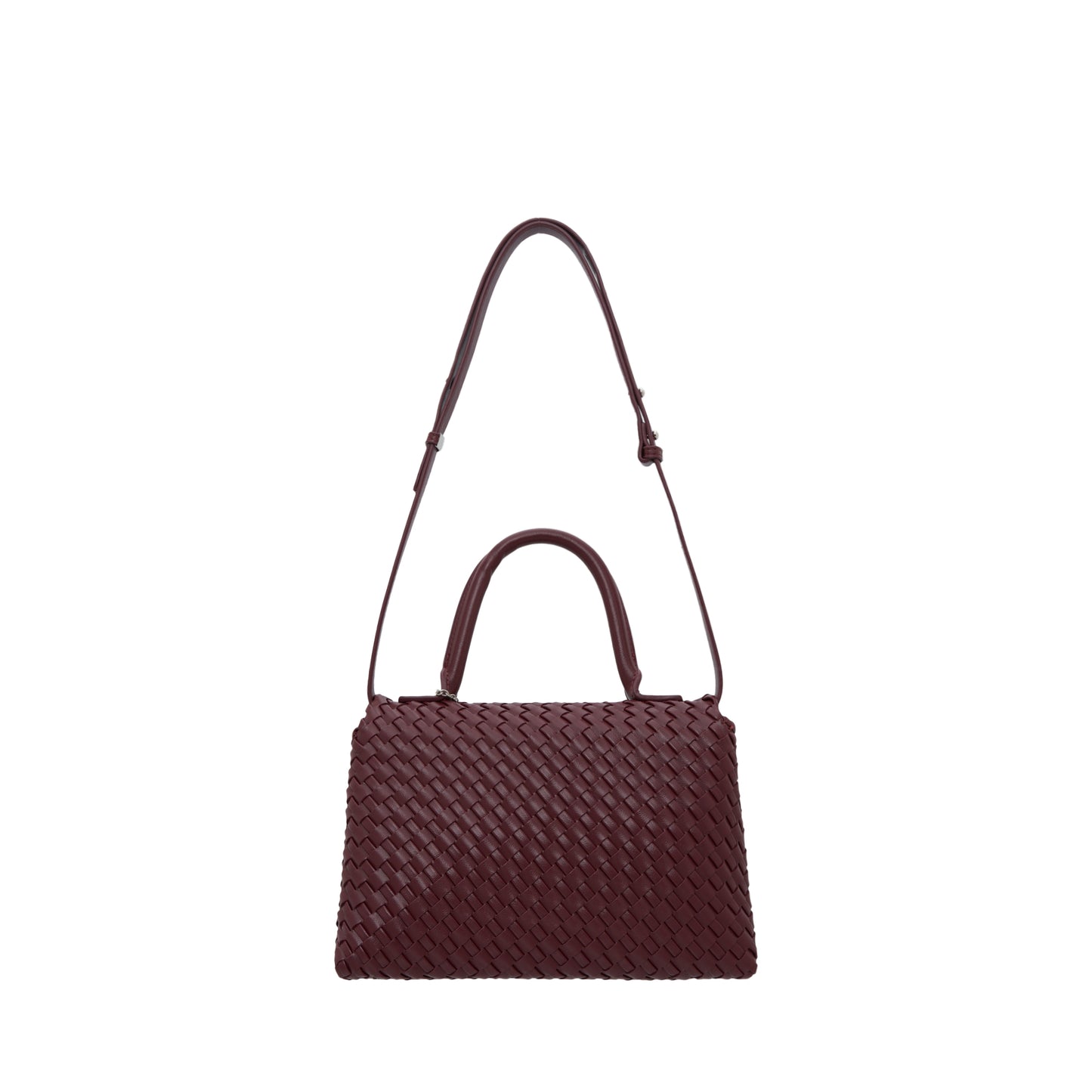 Woven Whispers Top Handle Sling Bag