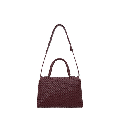 Woven Whispers Top Handle Sling Bag