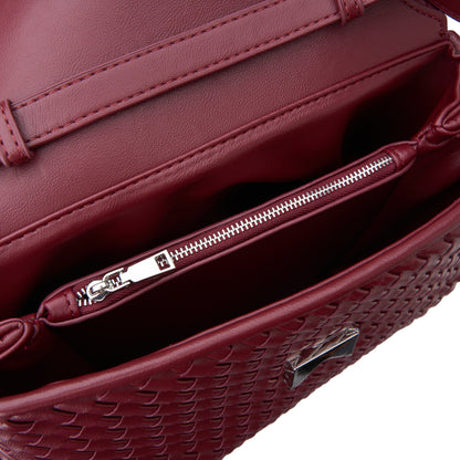 Woven Whispers Top Handle Sling Bag