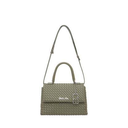 Woven Whispers Top Handle Sling Bag