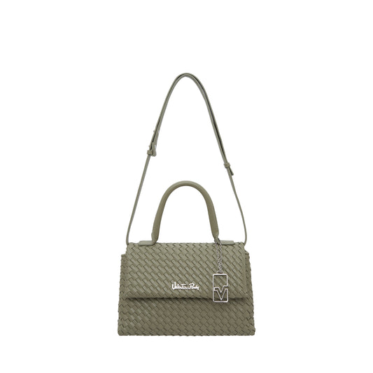 Woven Whispers Top Handle Sling Bag
