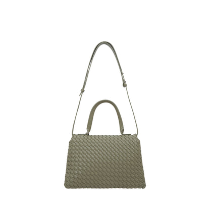Woven Whispers Top Handle Sling Bag