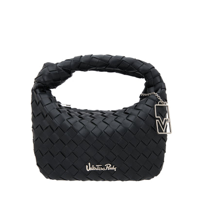 Woven Whispers Mini Hobo Bag