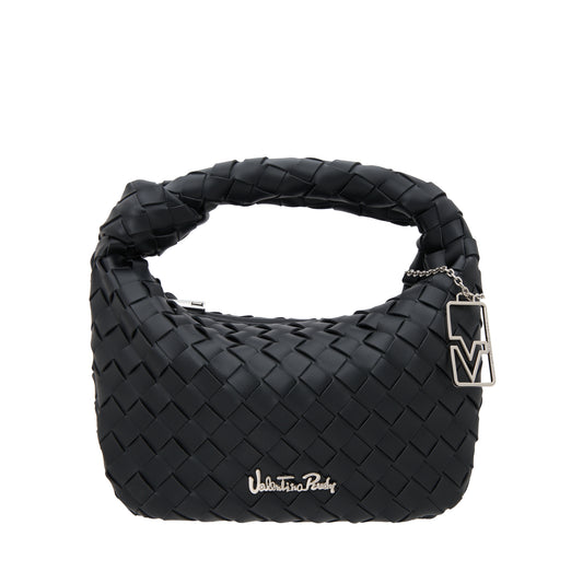 Woven Whispers Mini Hobo Bag