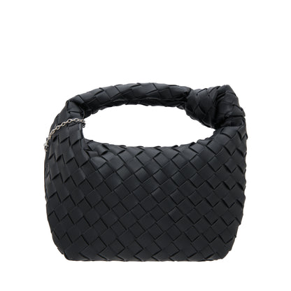 Woven Whispers Mini Hobo Bag