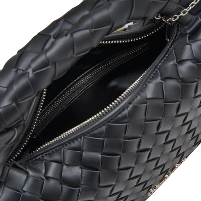 Woven Whispers Mini Hobo Bag