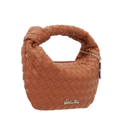 Woven Whispers Mini Hobo Bag