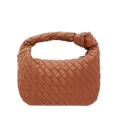 Woven Whispers Mini Hobo Bag