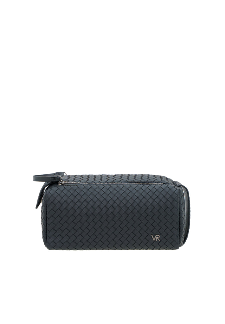 Men Weave Vinyl Clutch Bag