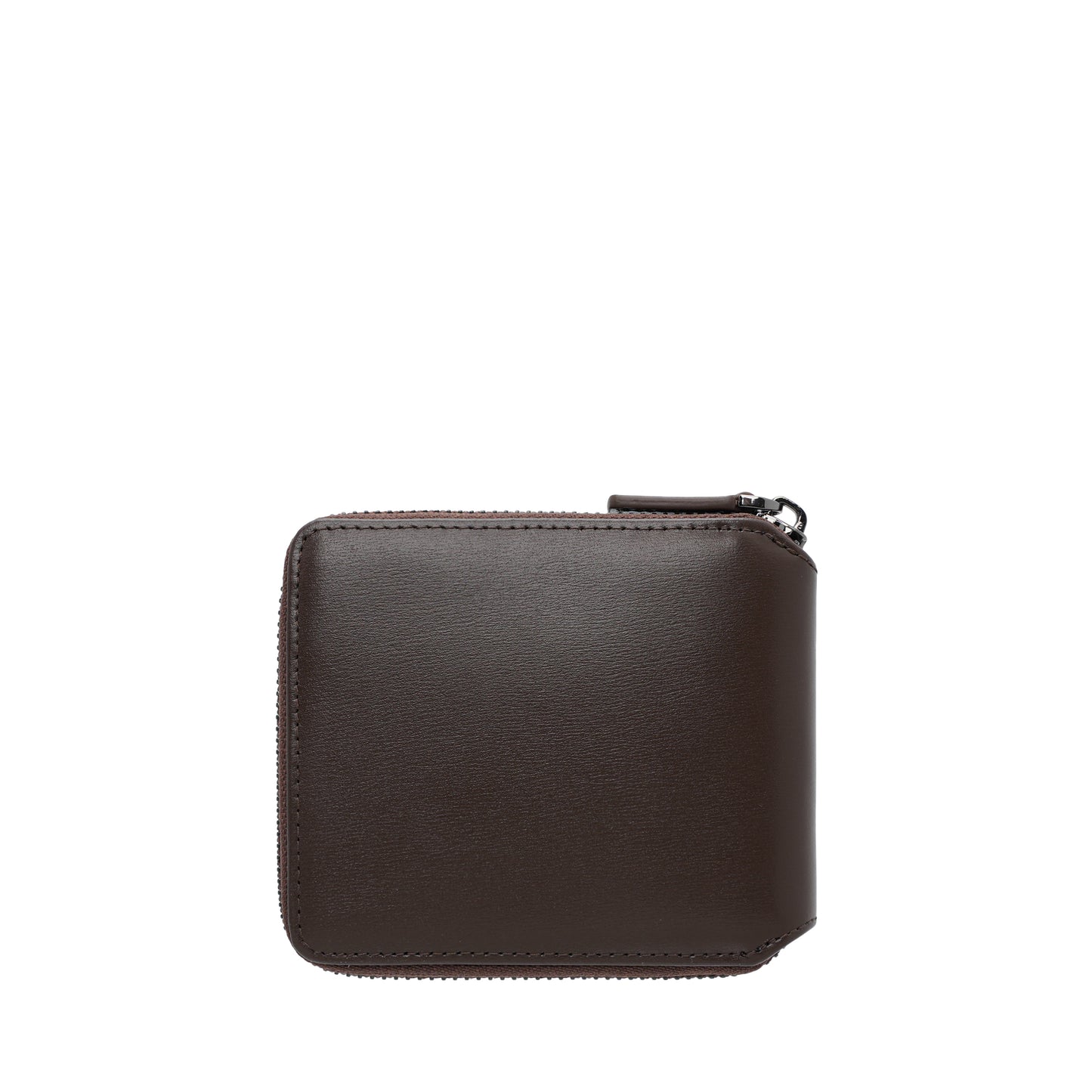 Leather RFID Zip Short Wallet