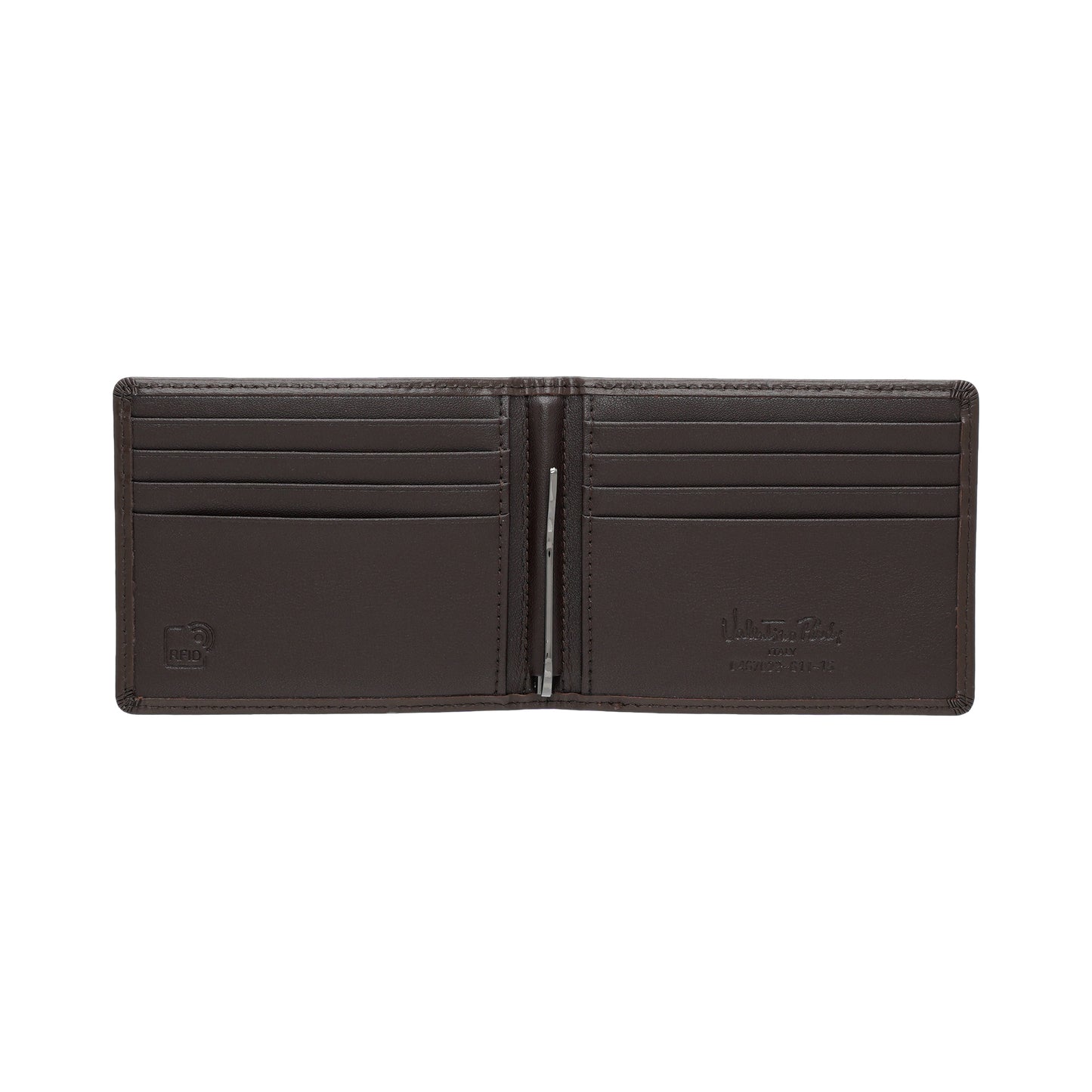 Leather RFID Money Clip Short Wallet