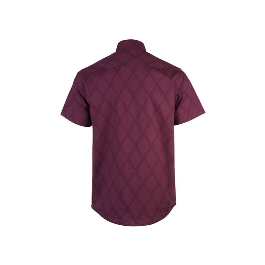 Short sleeve shirt in red