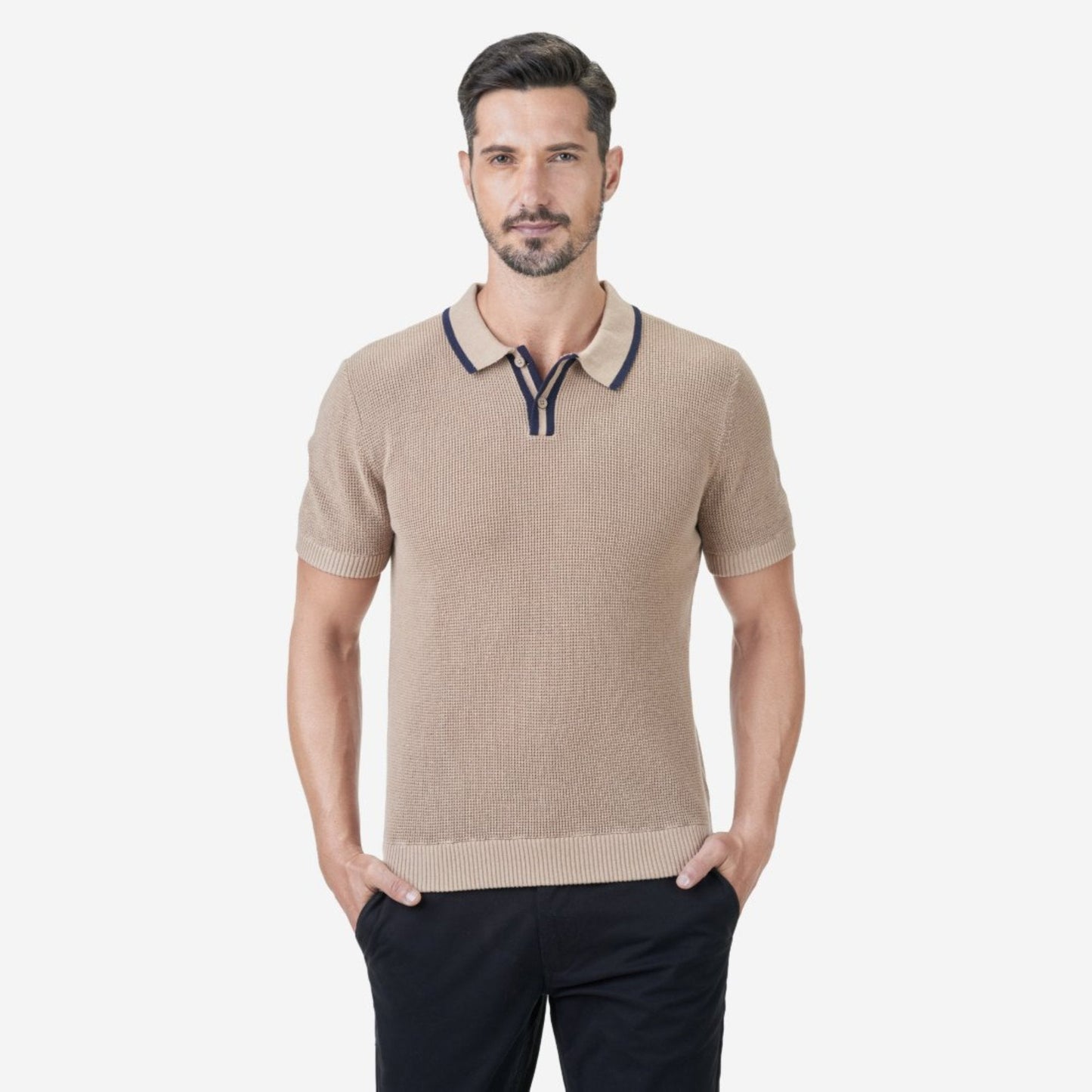 Men's Knit Polo Shirt