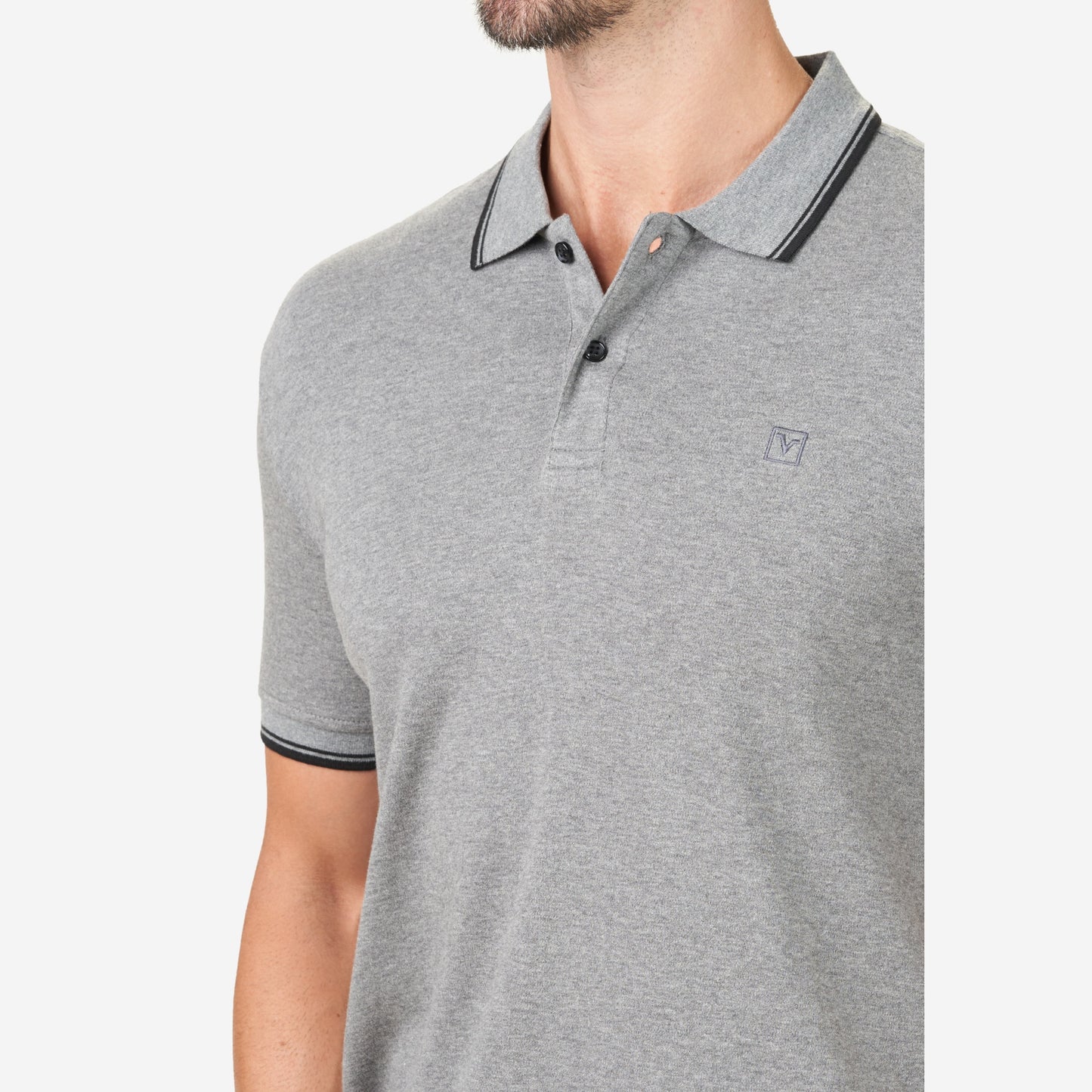 Men's Basic Interlock Polo Tee